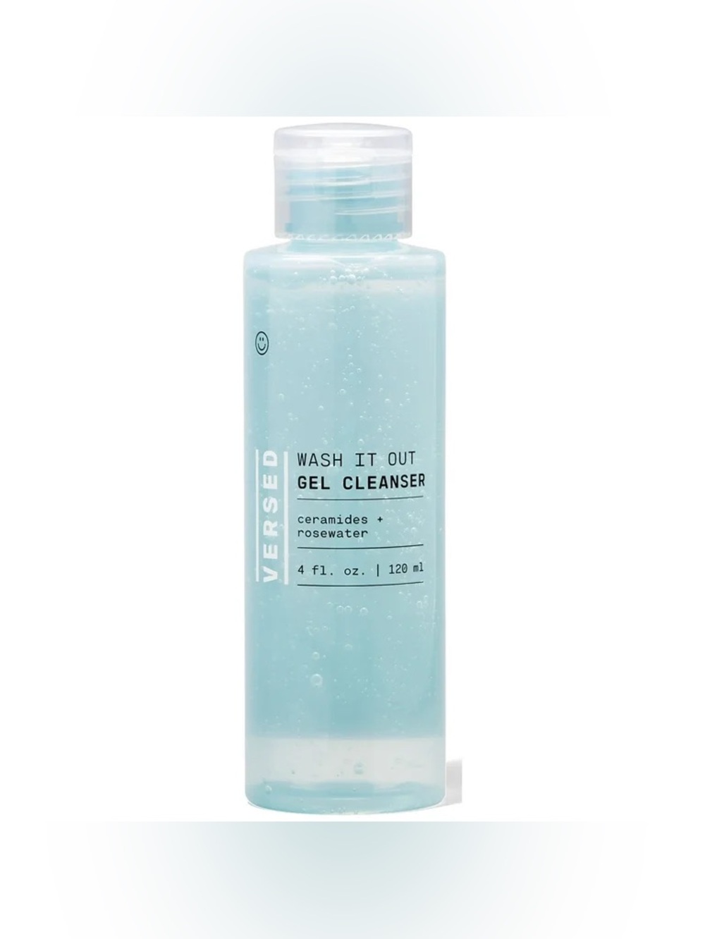 Versed Wash It Out Gel Face Cleanser for All Skin Types, Ceramides and Rosewater